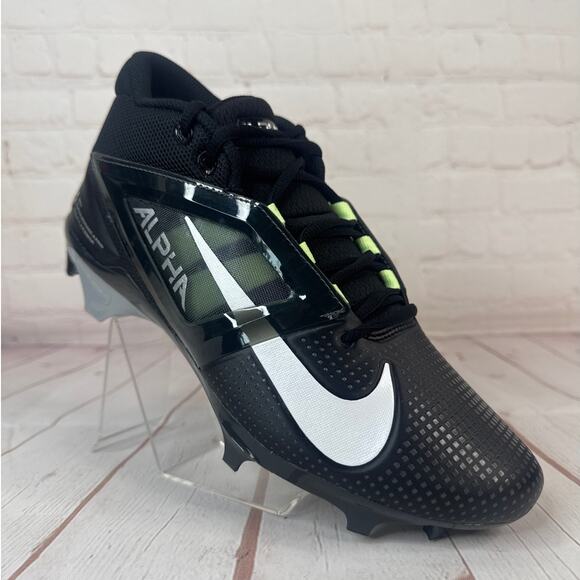 Nike Other - Nike Alpha Menace 4 Pro Black Smoke Grey Football Cleats Mens Sz 9 (FD7037-001)